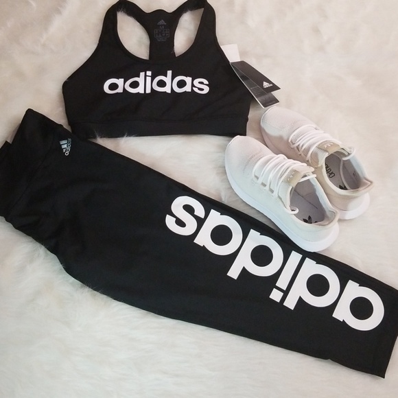 ❌SOLD ❌Adidas 3/4 Tights Mid Rise - Picture 2 of 8